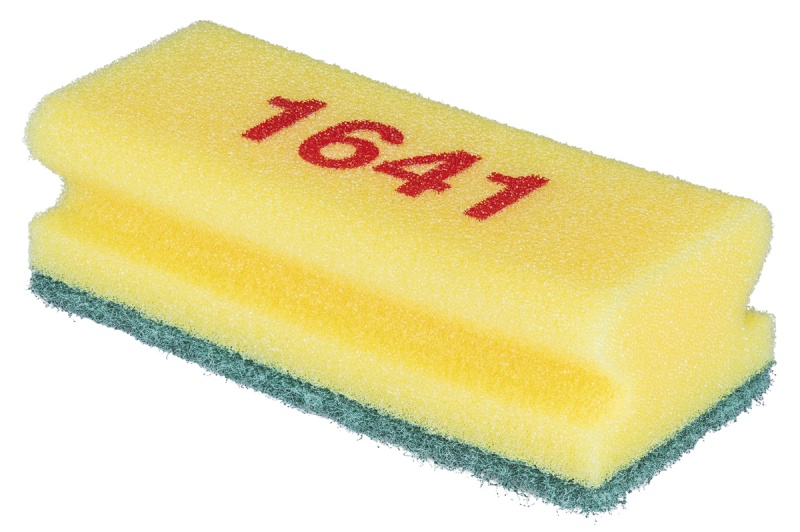 Gąbka do szorowania VILEDA PROFESSIONAL 1641, ż&oacute;łto-zielona, Akcesoria do sprzątania, Artykuły higieniczne i dozowniki