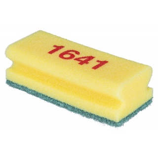 Gąbka do szorowania VILEDA PROFESSIONAL 1641, ż&oacute;łto-zielona, Akcesoria do sprzątania, Artykuły higieniczne i dozowniki