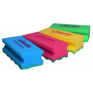 Gąbka VILEDA PROFESSIONAL PurActive, zielona, Akcesoria do sprzątania, Artykuły higieniczne i dozowniki