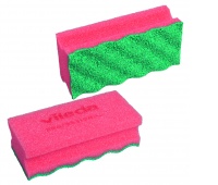 Sponge VILEDA PROFESSIONAL PurActive, red