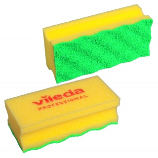 Gąbka VILEDA PROFESSIONAL PurActive, ż&oacute;łta, Akcesoria do sprzątania, Artykuły higieniczne i dozowniki