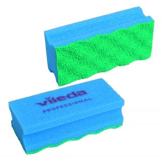 Gąbka VILEDA PROFESSIONAL PurActive, niebieska, Akcesoria do sprzątania, Artykuły higieniczne i dozowniki
