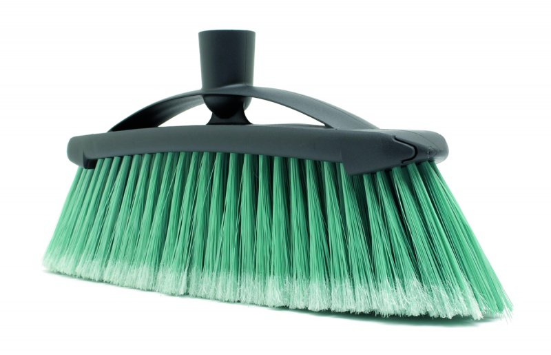 Miotła VILEDA PROFESSIONAL Eko, miękka, szaro-zielona, Akcesoria do sprzątania, Artykuły higieniczne i dozowniki