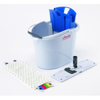 Zestaw VILEDA PROFESSIONAL UltraSpeed Mini, wiadro z wyciskaczem, kij teleskopowy, uchwyt, wkład Microlite, Akcesoria do sprzątania, Artykuły higieniczne i dozowniki
