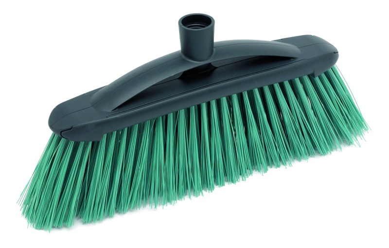 Miotła VILEDA PROFESSIONAL Eko, twarda, szaro-zielona, Akcesoria do sprzątania, Artykuły higieniczne i dozowniki