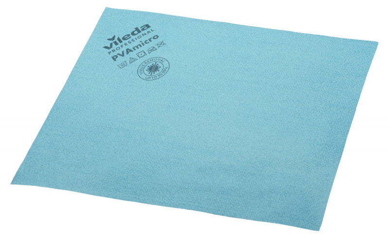 Cleaning cloth VILEDA PROFESSIONAL PVAmicro, 35 x 38 cm, blue
