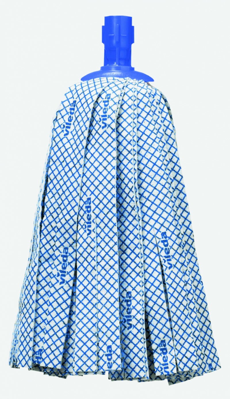 Strip mop refill VILEDA PROFESSIONAL SuperMop, antibacterial, set no. 2, blue