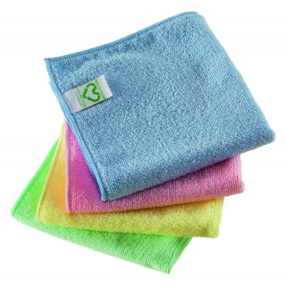 Ściereczka VILEDA PROFESSIONAL r-MicroTuff Swift, 35 x 38 cm, niebieska, Akcesoria do sprzątania, Artykuły higieniczne i dozowniki