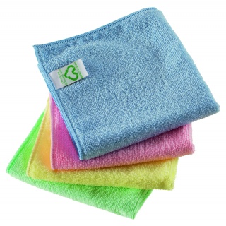 Ściereczka VILEDA PROFESSIONAL r-MicroTuff Swift, 35 x 38 cm, ż&oacute;łta, Akcesoria do sprzątania, Artykuły higieniczne i dozowniki