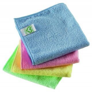 Ściereczka VILEDA PROFESSIONAL r-MicroTuff Swift, 35 x 38 cm,czerwona, Akcesoria do sprzątania, Artykuły higieniczne i dozowniki