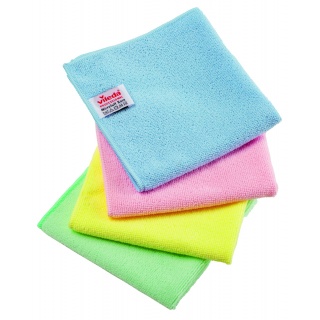 Ściereczka VILEDA PROFESSIONAL MicroTuff Base, 36 x 36 cm, ż&oacute;łta, Akcesoria do sprzątania, Artykuły higieniczne i dozowniki