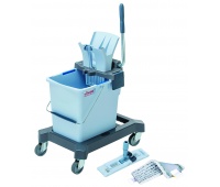 Set VILEDA Professional UltraSpeed Pro, single bucket trolley with r-MicroLite Max mop