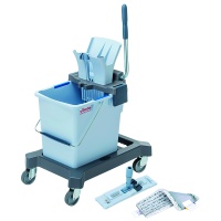 Set VILEDA Professional UltraSpeed Pro, single bucket trolley with r-MicroLite Max mop