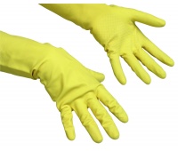 Latex gloves VILEDA PROFESSIONAL Contract, size S, yellow