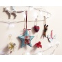 Hooks COMMAND&trade; (17026CLR40) for hanging small ornaments, 40 hooks, 48 mini-strips, transparent