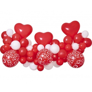 GIRLANDA BALONOWA DIY LOVE 65szt., Walentynki, Art. świąteczne i okolicznościowe