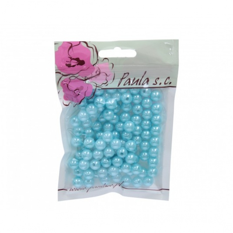 KORALE NIEBIESKIE 10MM, Koraliki, Art. kreatywne
