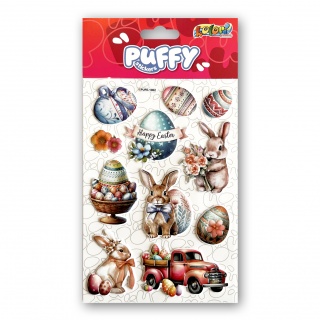 Kolori Naklejki Puffy PUFE-1002 Easter II, Naklejki, Art. kreatywne