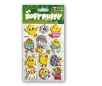 Kolori Naklejki Puffy SWPE-3204 Hap.Easter Chicks