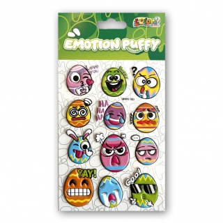 Kolori Naklejki Puffy SWPE-1803 Emot.Easter Eggs, Naklejki, Art. kreatywne