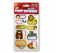 Kolori Naklejki Puffy Name Tag SWP-901 Animals, Naklejki, Art. kreatywne