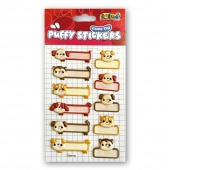 Kolori Naklejki Puffy Name Tag SWP-902 Dogs, Naklejki, Art. kreatywne