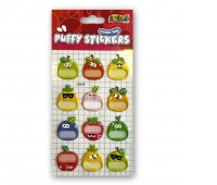 Kolori Naklejki Puffy Name Tag SWP-906 Fruits, Naklejki, Art. kreatywne