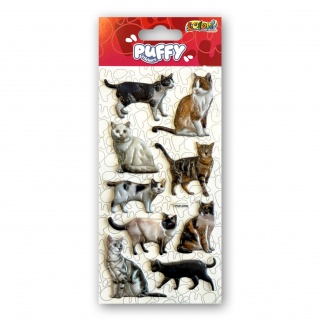 Kolori Naklejki Pufy PUF-5702 Cats, Naklejki, Art. kreatywne