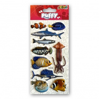 Kolori Naklejki Pufy PUF-5708 Ocen Fish, Naklejki, Art. kreatywne