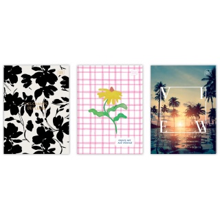 ZESZYT A4 96K.GŁADKI UV MIX, Zeszyty, Zeszyty i bloki