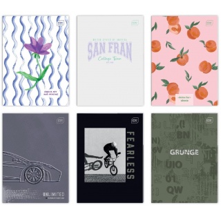 ZESZYT A4 60K.LINIA UV Mix, Zeszyty, Zeszyty i bloki