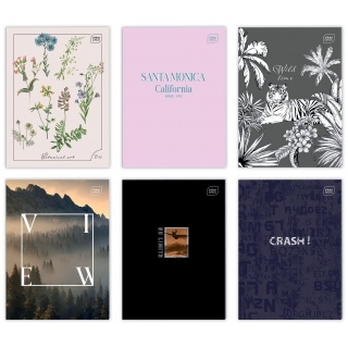 ZESZYT A4 96K.KRATKA UV mix, Zeszyty, Zeszyty i bloki