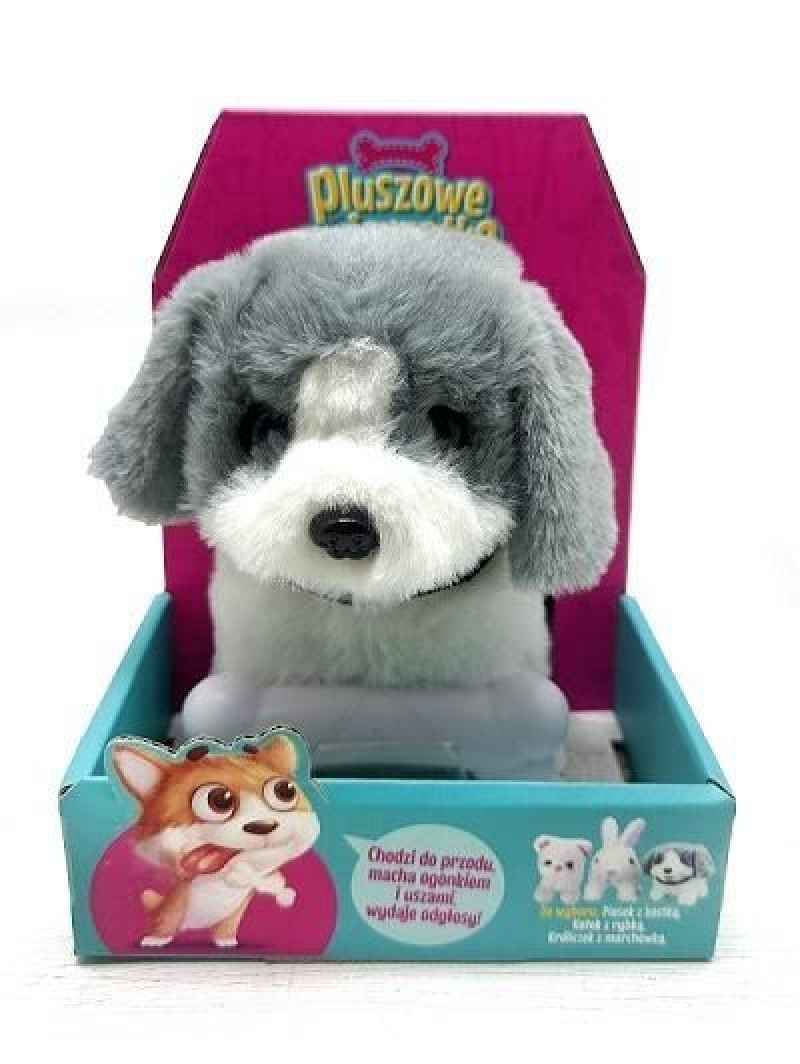 PIESEK CHODZĄCY Z KOŚCIĄ 6593, Zabawki