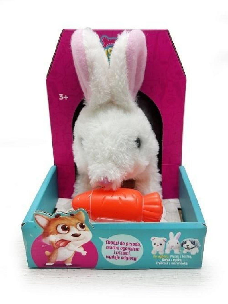 KR&Oacute;LIK CHODZĄCY Z MARCHEWKĄ 6609, Zabawki