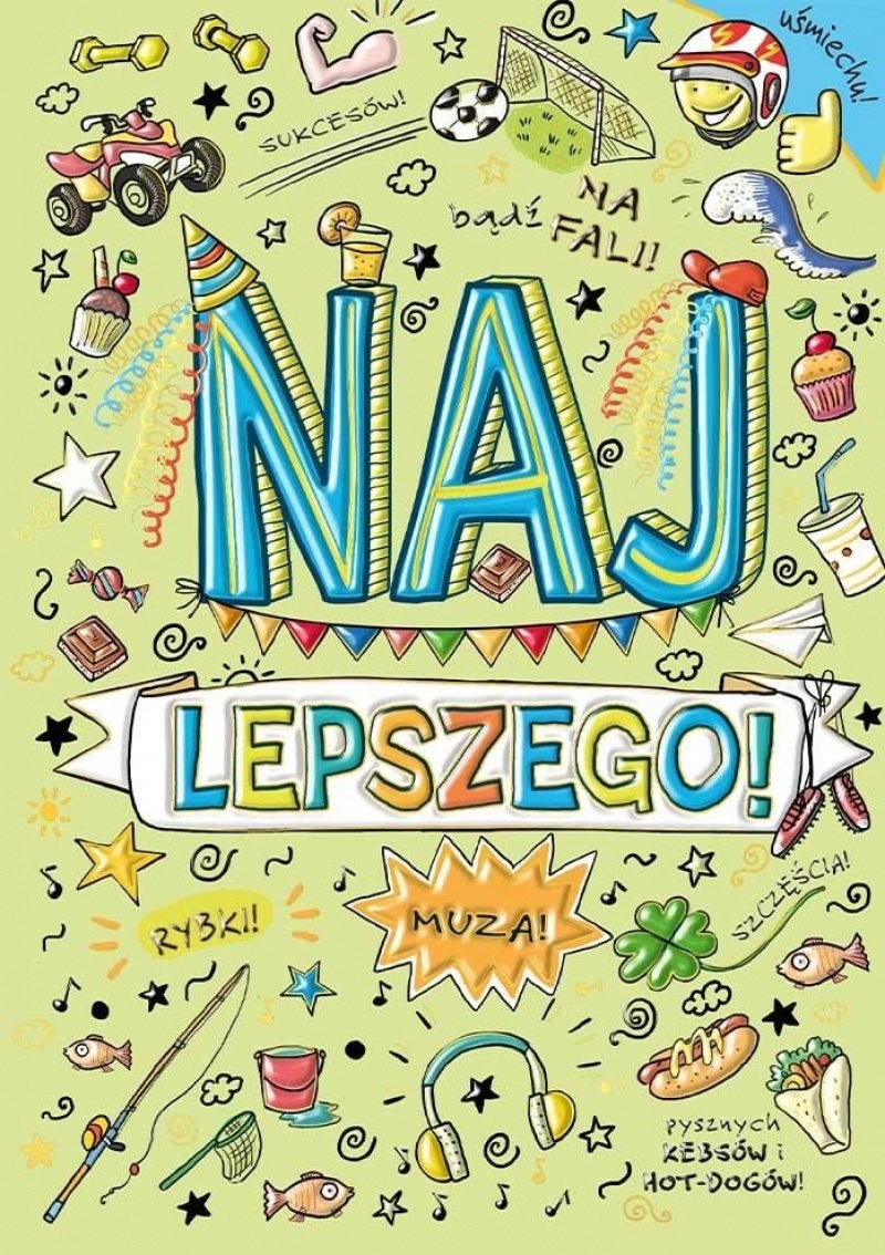 Karnet A5 CHŁOPAK NAJ, Karnety, kartki okolicznościowe, Art. dekoracyjne i prezentowe