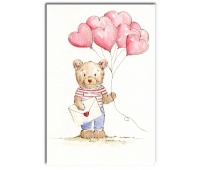 KARNET B6 WAL MIŚ Z BALONAMI