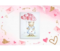 KARNET B6 WAL MISIOWA Z BALONAMI