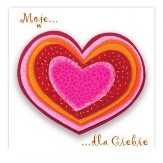 KARNET KW WAL SERCE 3D, Karnety, kartki okolicznościowe, Art. dekoracyjne i prezentowe