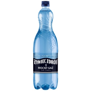 Woda ŻYWIEC ZDR&Oacute;J Żywioł, gazowana, 1,5l, kaucja, Woda, Artykuły spożywcze
