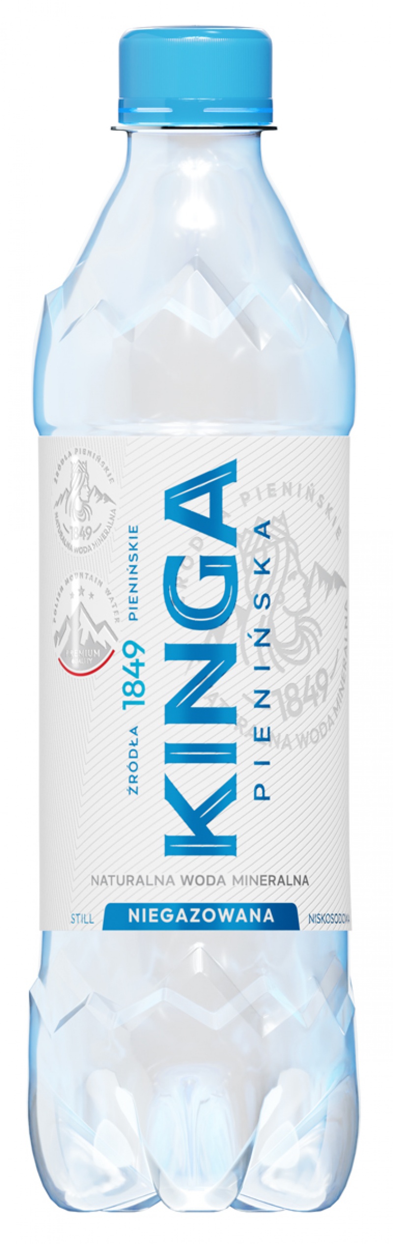 Woda mineralna KINGA PIENIŃSKA, niegazowana, 0,5l, kaucja, Woda, Artykuły spożywcze