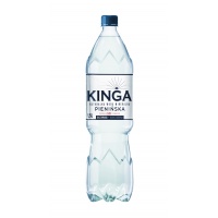 Woda mineralna KINGA PIENIŃSKA, gazowana, 1,5l, kaucja, Woda, Artykuły spożywcze