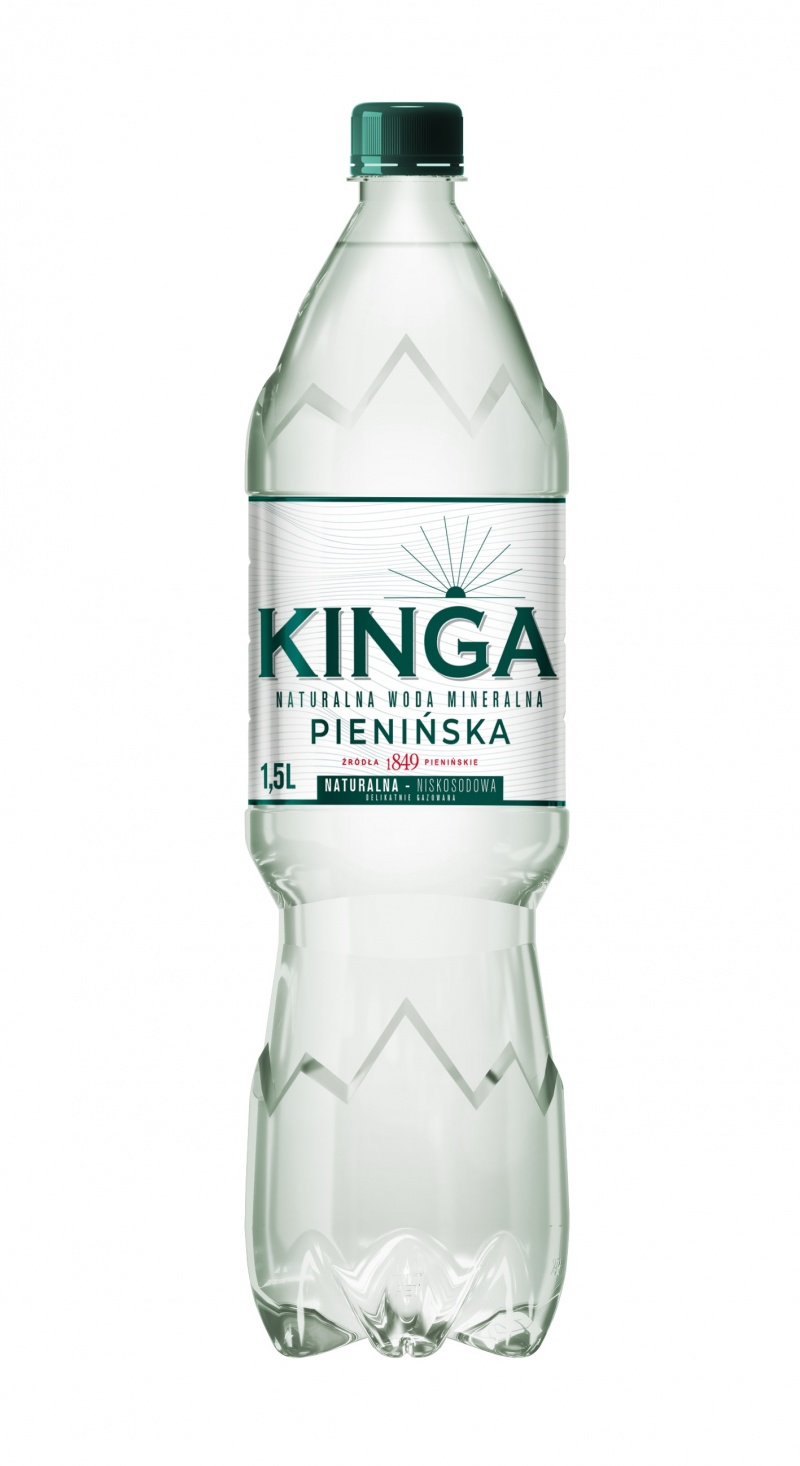 Woda mineralna KINGA PIENIŃSKA, naturalna, 1,5l, kaucja, Woda, Artykuły spożywcze