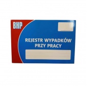 REJESTR WYPADK&Oacute;W PRZY PRACY BR100, Pozostałe, Galanteria papiernicza