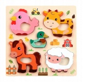 UKŁADANKA DREWNO FARMA 8084