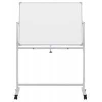 Tablica mobilna suchoś. -magn. OFFICE PRODUCTS, dwustronna, lakierowana, rama aluminiowa, 110x75cm, biała, Tablice suchościeralne, Prezentacja