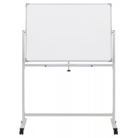 Tablica mobilna suchoś. -magn. OFFICE PRODUCTS, dwustronna, lakierowana, rama aluminiowa, 120x60cm, biała, Tablice suchościeralne, Prezentacja