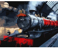 Malowanie po numerach IDEYKA, 40x50cm, metallic, Harry Potter: Expres do Hogwartu, 1 szt., Produkty kreatywne, Artykuły szkolne