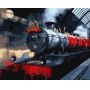 Malowanie po numerach IDEYKA, 40x50cm, metallic, Harry Potter: Expres do Hogwartu, 1 szt.