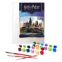 Malowanie po numerach IDEYKA, 40x50cm, Harry Potter: Hogwart za dnia, 1 szt., Produkty kreatywne, Artykuły szkolne