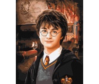 Malowanie po numerach IDEYKA, 40x50cm, Harry Potter: Pok&oacute;j wsp&oacute;lny Gryffindoru, 1 szt., Produkty kreatywne, Artykuły szkolne